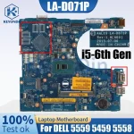 LA-D071P DELL Inspiron 5559 5459 5558 Notebook Mainboard AAL15 LA-D071P i3