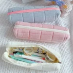 Kawaii Pencil Case Creative Pillow Bag Large Capacity Short fluff Bag for Girls School Supplies Stationery Box Cosmetic Bag Bangladesh (New)