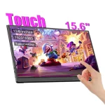 15.6inch Portable Monitor 120Hz/RGB100% /Touch scrren With VESA Hole Extended Display For Phone PC Loptop Xbox PS4/5 Switch Bangladesh (New)