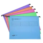 A4/FC PP Hanging File Folders with Plastic Hooks – Suspended Type Quick Labor Folder, Multi-Color, Home Office Document Storage Bangladesh (New)