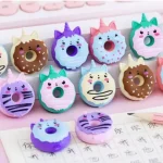 3pcs 5pcs 10pcs Unicorn Doughnut Student School Office Supplies Children Erasers for Kids Gift Pencil Rubber Stationery Kawaii Bangladesh (New)
