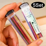 0.7mm Art Sketch Smooth Writing Student Stationery Office School Supplies Lead Core Colorful Mechanical Pencil Lead Refill Bangladesh (New)