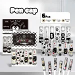 6/12/18pcs Cute Cat Pencil Toppers, Student Pencil Cap Protectors, Kawaii Eraser Caps, School Prize Bangladesh (New)
