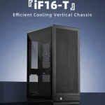 Lojcube IF16T 16.8L ITX/ATX PSU/240/280/360mm GPU Vertical Compact Desktop Chassis Bangladesh (New)