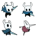 Hollow Knight Enamel Pins Cute Cartoon Metal Brooch Game Jewelry Badge for Backpack Pins Accessories Gifts Bangladesh (New)