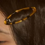 Vintage Leopard Print Glue Oval Hair Clips Girl Cute Korean Charm BB Hair Clip Hairpin Y2K Women Jewelry Hair Accessories Bangladesh (New)