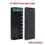 8 x 18650 Power Bank Case 5V 2A Battery Charge Storage Box