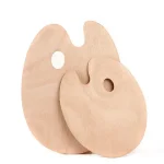 1 Pcs Wooden Oval Palette,Acrylic Palette,Fine Arts Oil Painting Palette,Gouache Acrylic Painting Palette HH-03 Bangladesh (New)