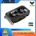 asus tuf Gaming GeForce gtx1660 6GB Dual-fan Edition HDMI DP DVI Gaming Graphics Card Bangladesh (New)