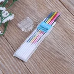1 Box 0.7mm Colored Mechanical Pencil Refill Lead Erasable Student Stationary Bangladesh (New)