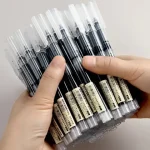 10pcs High Quality 0.5mm Needle Type Gel Ink Pens Straight Liquid Ballpoint Pen Color Stationery School Office Writing Supplies Bangladesh (New)