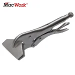 MACWORK 10 Inch Sheet Metal Clamps Welding Locking Pliers Adjustable Opening High-carbon Steel Flat Nose Pliers Hand Tools Bangladesh (New)