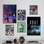Legend football player Messi Poster Frameless Personalized Wall Art Poster Photos for Living Room Home Decor Bangladesh (New)