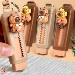 Capybara Retractable Pencil Eraser Cute Drawing Eraser Push-Pull Eraser Birthday Gifts For Kids Boys Girls Students Stationery Bangladesh (New)