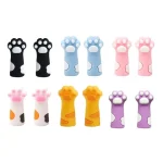 6PCS Cats Claw Pencil Caps Silicone Pencil Tip Covers Chewing-proof Silicone Pencil Caps Pencils Extender Holders Bangladesh (New)