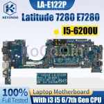 Dell Latitude 7280 E7280 Notebook Mainboard LA-E122P 09PJNK 0W87R5 0ND3N0 0GDK56