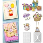 Woven Flower Basket Dies Gifts Galore Cutting Dies Craft Make Paper Greeting Card Making Template DIY Handmade 2026 New Bangladesh (New)