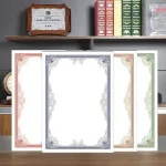 A4 Paper Certificate Blank Award Border Diploma Cardstock Papers Plain Inner Bangladesh (New)