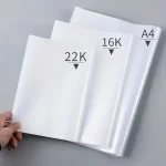 10Pcs A4/16K/A5 Plastic Book Cover Waterproof Wear-Resistant Transparent Book Cover Self-Adhesive Closure Bangladesh (New)