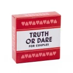 Truth or Dare for Couples Naughty Adult Party Board Game Set 51 Questions Sexy Date Night Drunk Couples Drinking Card Game 5x5cm Bangladesh (New)