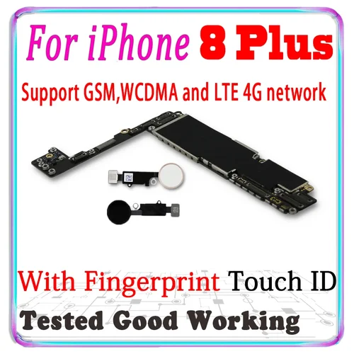 Sae5eaf5a1c604730b83b164b58064c17l_500x500.webp Mainboard iPhone 8 Plus Motherboard With Touch ID black 256GB - Image 1