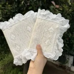 A5 Book Jacket, Lace Lace, High Aesthetic Book Cover, Adapt To The Manual Ledger, Fabric Protective Cover, Bangladesh (New)