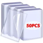 1/25/50Pcs Transparent Korean Kpop Card Sleeve with Protective Film Clear Card Holder Idol Photo Game Card Cover 35PT Bangladesh (New)