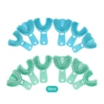 6Pcs/Set Dental Impression Set Tray Plastic Disposable Denture Trays Dentist Tools Dentistry Lab Material Bangladesh (New)