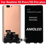 Better super AMOLED Realme 10 Pro+ 10Pro Plus LCD Display Touch Screen Digitizer Assembly