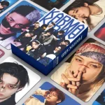New 55+72Pcs/Set Kpop New Album KARMA Lomo Cards Photo Card Photocards Stickers Postcards Fans Collection Cards Gift Bangladesh (New)