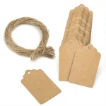 100pcs Kraft Paper Gift Tags, Blank Gift Tags, Hang Tags Bangladesh (New)