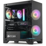 Gaming PC, Core i5-14400F, 16GB 2X8 DDR5 RAM,1TB M.2 SSD, V90 ARGB Air Cooling, 600W *8, Dost60 Eco Desk, H610 Motherbo Bangladesh (New)