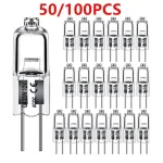 10/50/100PCS G4 12V 10W 20W LED Lamp Bulbs Eco Halogen Light Bulbs Capsule Inserted Beads Crystal Lamp Halogen Bulb Wholesale Bangladesh (New)