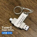 2 in1 OTG USB - C To USB 3.0/2.0 flash drive 128GB USB-C Pendrive USB3.0 /2.0Pen Drive Memory Stick Type-C Disk Bangladesh (New)