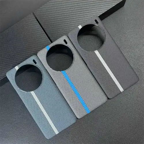 Scac00c5b5c154ddfae744954e1a7f010o_500x500.webp VIVO X100 Ultra Case Fashion Hard carbon fibre Slim Skin Protective Back - Image 1