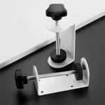 2Pcs White Foldable Desk Extender Clamp Computer Keyboard Tray Clamp For Home / Office DIY Wooden Desk Extender Board-AT70 Bangladesh (New)