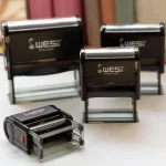 [Custom Stamp] -Black Rectangle Automatic Stamp - Customized with Image - Choose your favorite template Bangladesh (New)