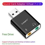 USB external sound card or a USB to 3.5mm headphone jack audio adapter.  Bangladesh (New)