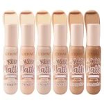 Liquid Concealer Stick Foundation Cream 6 Color Moisturizing Full Coverage Acne Dark Circle Natural Matte Concealer Cream Makeup Bangladesh (New)