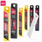 10Blade/1Box Deli Metal SK5 Knife Blades Set 9/18mm Home School Supplies Art Craft Paper Cutting Utility Knife Cutter Tool Bangladesh (New)