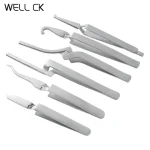 1Pc Dental Orthodontic Posterior Brackets Buccal Tube Lingual Buttons Bonding Tweezer Holder Placer Articulating Paper Tweezers Bangladesh (New)