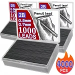 Large Capacity Pencil Lead 0.5 0.7 2B Refills Replaceable Lead Mechanical Pencil Lead Refills Student Drawing Sketching Supplies Bangladesh (New)