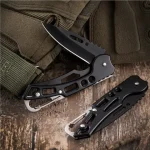 Portable Folding Knife Stainless Steel Survival Hunting Camping Fishing Climbing Knife Camping Outdoor Tools To Send Ropes Bangladesh (New)