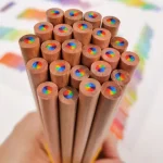 12PCS seven-color rainbow pen multi-color pencil creative color pen gradient color mixed color DIY color pencil hand-painted stu Bangladesh (New)