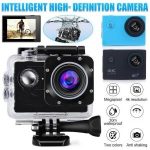 Ultra HD Action Camera 12MP 2" LCD 30M Waterproof 170D Remote Control Helmet Bicycle Video Camera Outdoor Sport Cam Bangladesh (New)