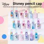New Disney cartoon pen cap cute princess plastic pen cover strawberry bear pencil cap pencil extender 6 Pack Bangladesh (New)