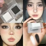 Monochrome Matte Smoky Black Eyeshadow Makeup Waterproof Lasting WhiteEye Makeup Natural Brighten Eyeshadow Highlighter Palette Bangladesh (New)