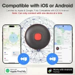 Air Tags Dual System for Android or iOS Bluetooth Tracker Locator Smart Tag Work With Find My or Google Find Hub App Item Finder Bangladesh (New)