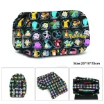 Pokemon Pikachu Pencill Case School Cartoon Pikachu Black Pen Bag School Supplies Stationery Schoolbag Birthday Party Gifts Bangladesh (New)