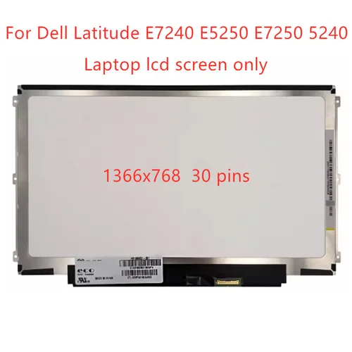 Sff9cbb4b3a3143f491f338b94b6ae6a0Y_500x500-1.webp Dell Latitude E7240 E5250 E7250 5240 laptop LCD screen LP125WH2 TPF1 HB125WX1-100 - Image 1